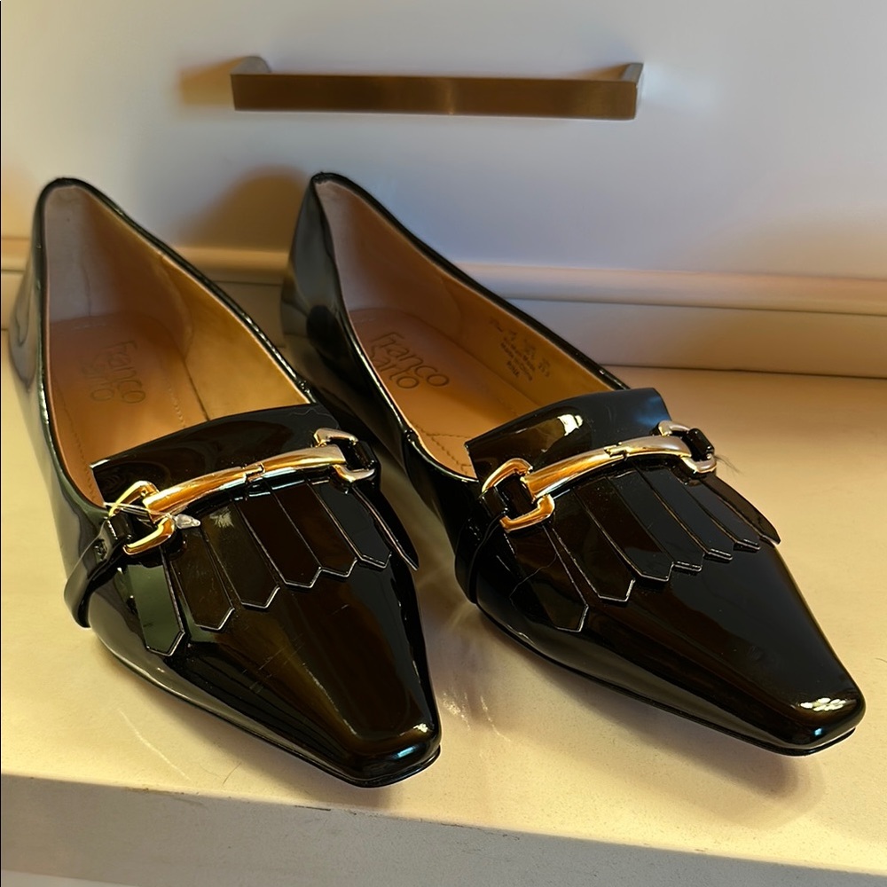 Black Patent Leather Loafers